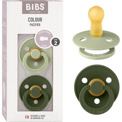Smoczek z naturalnego kauczuku BIBS Sage/Hunter Green - Produkt dla Dziecka Smoczek z naturalnego kauczuku BIBS Sage/Hunter Green - Produkt dla Dziecka