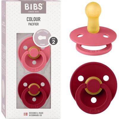 BIBS Size 2 Natural Rubber Pacifier - Pacifier BIBS Size 2 Natural Rubber Pacifier - Pacifier