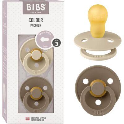 BIBS Přírodní kaučukový dudlík - Tvar třešně, 6-18 měsíců BIBS Přírodní kaučukový dudlík - Tvar třešně, 6-18 měsíců