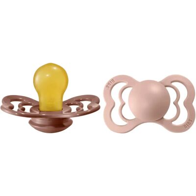 BIBS Blush Natural Rubber Dummy Size 2 - Dummy/Pacifier BIBS Blush Natural Rubber Dummy Size 2 - Dummy/Pacifier