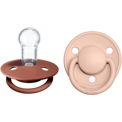 BIBS Růžová Blush Silikonová Dudlík - 0-36 měsíců BIBS Růžová Blush Silikonová Dudlík - 0-36 měsíců