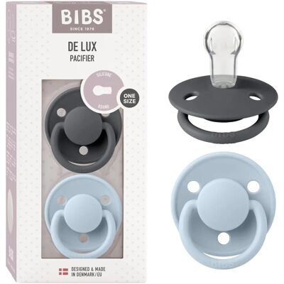 BIBS BabyBlue De Lux Pacifier - Pacifier BIBS BabyBlue De Lux Pacifier - Pacifier