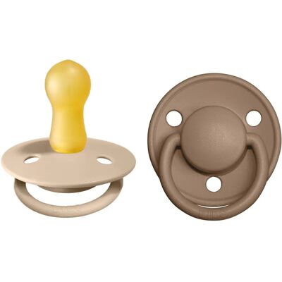 BIBS De Lux Natural Rubber Size 2 - Pacifier BIBS De Lux Natural Rubber Size 2 - Pacifier