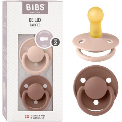 BIBS De Lux Přírodní kaučuk Velikost 2 - Dudlík BIBS De Lux Přírodní kaučuk Velikost 2 - Dudlík