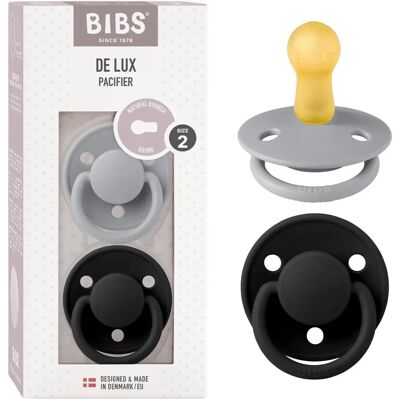 Kojenecká Dudlík Bibs De Lux - Přírodní Guma, 0-6/6+ Měsíců - Dětský Produkt Kojenecká Dudlík Bibs De Lux - Přírodní Guma, 0-6/6+ Měsíců - Dětský Produkt