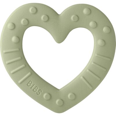 Bibs Baby Hjärte Tuggdjur - Salvia - Tugg Bibs Baby Hjärte Tuggdjur - Salvia - Tugg
