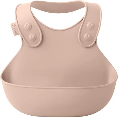 BIBS Baby Smekke - Blush Silikon Vannavstøtende Smekke - Smekke for småbarn - Baby Shower Gave BIBS Baby Smekke - Blush Silikon Vannavstøtende Smekke - Smekke for småbarn - Baby Shower Gave