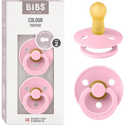Sucette Bibs Rose Caoutchouc Naturel - 6-18 mois - Publicité Sucette Bibs Rose Caoutchouc Naturel - 6-18 mois - Publicité