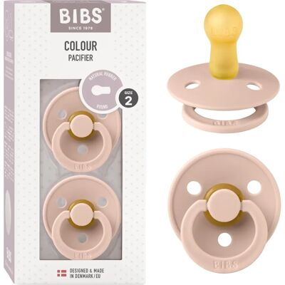 Tétine en caoutchouc naturel Bibs - 6-18 mois - Publicité Tétine en caoutchouc naturel Bibs - 6-18 mois - Publicité