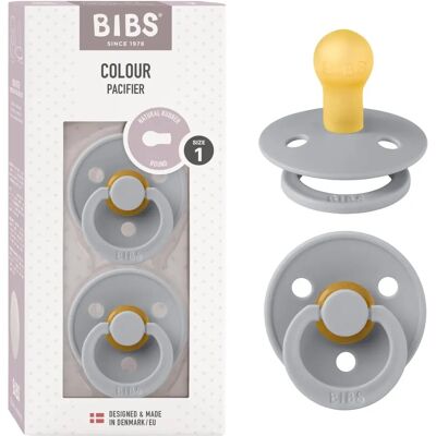 Bibs Natural Rubber Pacifier - 0-6 Months - Cloud Bibs Natural Rubber Pacifier - 0-6 Months - Cloud