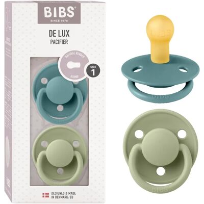 BIBS De Lux Natural Rubber Model 180226 - Pacifier BIBS De Lux Natural Rubber Model 180226 - Pacifier