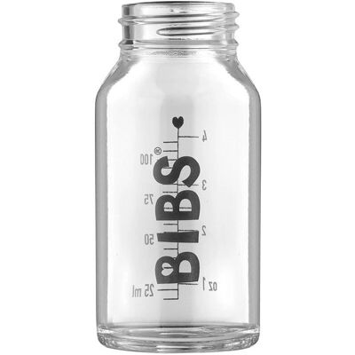 BIBS Butelka z Szkła 110ml - Trwała, Bezpieczna i Łatwa do Czyszczenia BIBS Butelka z Szkła 110ml - Trwała, Bezpieczna i Łatwa do Czyszczenia