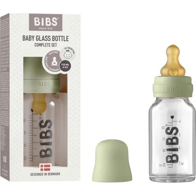 BIBS Butelka dla dziecka 110 ml Sage - Butelka BIBS Butelka dla dziecka 110 ml Sage - Butelka