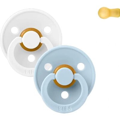 Bibs Naturlatex Smokk - 2 Pakning - 6-18 måneder Bibs Naturlatex Smokk - 2 Pakning - 6-18 måneder