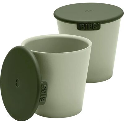 BIBS Sage Kinder Becher Set - Ergonomisch, BPA-Frei, 2er BIBS Sage Kinder Becher Set - Ergonomisch, BPA-Frei, 2er