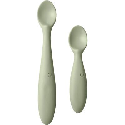 BIBS Baby-Löffel 2er-Set - Sage 12cm & 17cm BIBS Baby-Löffel 2er-Set - Sage 12cm & 17cm