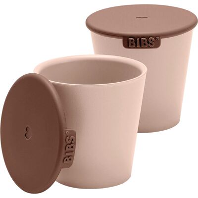 BIBS Barnekrus med Lokk - Rosa, 2 stk - Barne Mat & Reise BIBS Barnekrus med Lokk - Rosa, 2 stk - Barne Mat & Reise