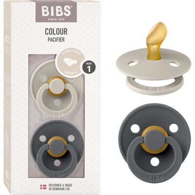 Bibs Natuurrubber Fopspeen - 2 Stuks - 0-6 Maanden Bibs Natuurrubber Fopspeen - 2 Stuks - 0-6 Maanden