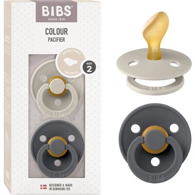 Szczebelki z naturalnego lateksu Bibs - 2 sztuki - 6-18 miesięcy Szczebelki z naturalnego lateksu Bibs - 2 sztuki - 6-18 miesięcy
