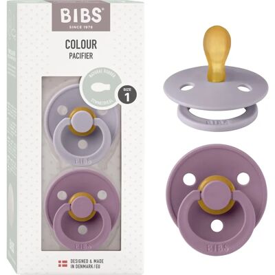 Sznur BIBS Fossil Grey / Mauve - Symetryczny - 0-6 miesięcy Sznur BIBS Fossil Grey / Mauve - Symetryczny - 0-6 miesięcy