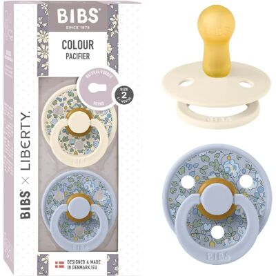 Sucette BIBS x LIBERTY - Latex Naturel - 6-18 Mois - Design Scandinave - Publicité Sucette BIBS x LIBERTY - Latex Naturel - 6-18 Mois - Design Scandinave - Publicité