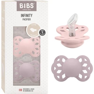 Bibs Sutte Størrelse 1 - 0+ Måneder - Blossom/Dusky Lilac - Sutte Bibs Sutte Størrelse 1 - 0+ Måneder - Blossom/Dusky Lilac - Sutte