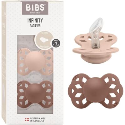 Bibs Blush/Woodchuck Baby Silikon-Nuckel - 2er Pack Bibs Blush/Woodchuck Baby Silikon-Nuckel - 2er Pack