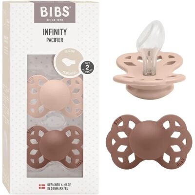 Tétine Bibs - Pack de 2 - Taille 2 - Anatomique - Blush/Woodchuck - 6+ mois - Publicité Tétine Bibs - Pack de 2 - Taille 2 - Anatomique - Blush/Woodchuck - 6+ mois - Publicité