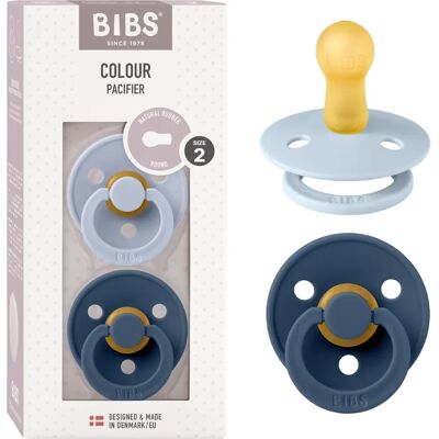 BIBS Niebieski Pył Smoczek Rozmiar 2 - Smoczek BIBS Niebieski Pył Smoczek Rozmiar 2 - Smoczek