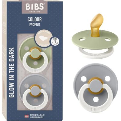 Bibs 2111426-270/272 - Salvie/Blå Sutte Bibs 2111426-270/272 - Salvie/Blå Sutte