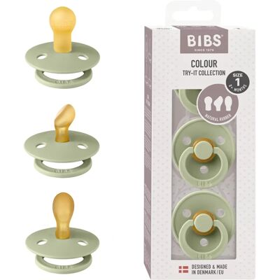 BIBS Velikost 1 Přírodní guma Sage Dudlík - Dudlík BIBS Velikost 1 Přírodní guma Sage Dudlík - Dudlík