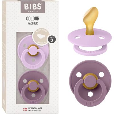 Tétine Bibs - 2 Pack - Taille 2 - Anatomique - Violet - Publicité Tétine Bibs - 2 Pack - Taille 2 - Anatomique - Violet - Publicité