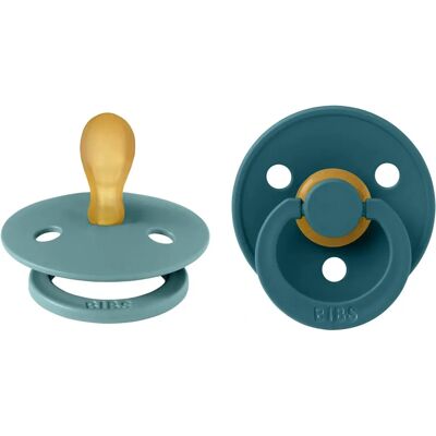 Sucette en caoutchouc naturel Bibs - Lot de 2 - Taille 1 - Symétrique - Bébé - Publicité Sucette en caoutchouc naturel Bibs - Lot de 2 - Taille 1 - Symétrique - Bébé - Publicité