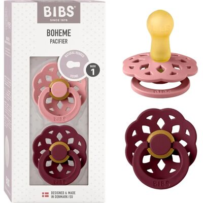 BIBS Danmark Boheme Naturlatex Smokk Stl. 1 - Baby Smokk BIBS Danmark Boheme Naturlatex Smokk Stl. 1 - Baby Smokk