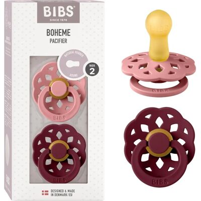 BIBS Boheme Gomma Naturale Taglia 2 - Succhietto BIBS Boheme Gomma Naturale Taglia 2 - Succhietto