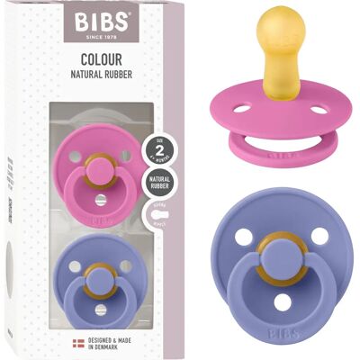 Smoczek Bibs Bubblegum/Violet - Rozmiar 2 - Okrągły - Produkt dla dzieci Smoczek Bibs Bubblegum/Violet - Rozmiar 2 - Okrągły - Produkt dla dzieci