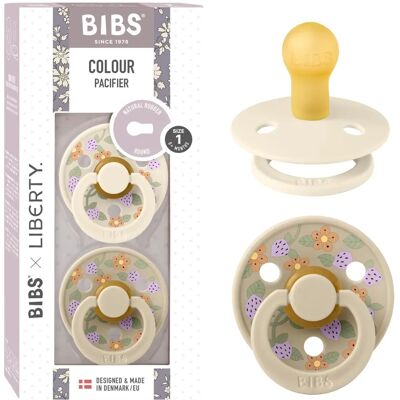 BIBS Baby Tuter Naturlig Gummi Ivory 0-6 Måneder BIBS Baby Tuter Naturlig Gummi Ivory 0-6 Måneder
