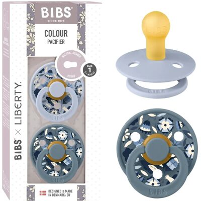 Bibs Dusty Blue Smokk - 2-Pak - Størrelse 1 - Rund - Babytilbehør Bibs Dusty Blue Smokk - 2-Pak - Størrelse 1 - Rund - Babytilbehør