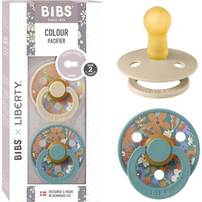 X Liberty Tétine Taille 2 - Ronde - Hush - Bibs - 6-18 mois - Publicité X Liberty Tétine Taille 2 - Ronde - Hush - Bibs - 6-18 mois - Publicité