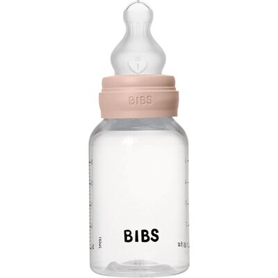 BIBS Baby Bottle - Pink, Silicone, 150ml - Baby Bottle BIBS Baby Bottle - Pink, Silicone, 150ml - Baby Bottle