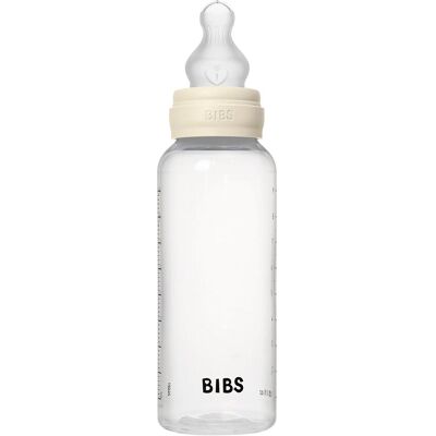 BIBS Baby Bottle Round Silicone Medium Flow Ivory - Baby Bottle BIBS Baby Bottle Round Silicone Medium Flow Ivory - Baby Bottle