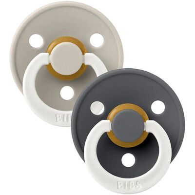 Bibs Glow in the Dark Zand / Grijs Fopspeen - Speen Bibs Glow in the Dark Zand / Grijs Fopspeen - Speen