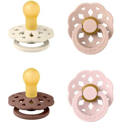 BIBS Größe 1 Elfenbein-Rosé Boheme Schnuller - Schnuller BIBS Größe 1 Elfenbein-Rosé Boheme Schnuller - Schnuller