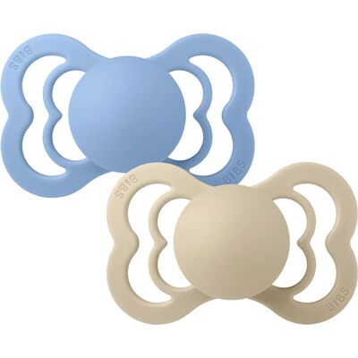BIBS - Supreme - Silicone - Vanilla Sky Blue - Pacifier BIBS - Supreme - Silicone - Vanilla Sky Blue - Pacifier