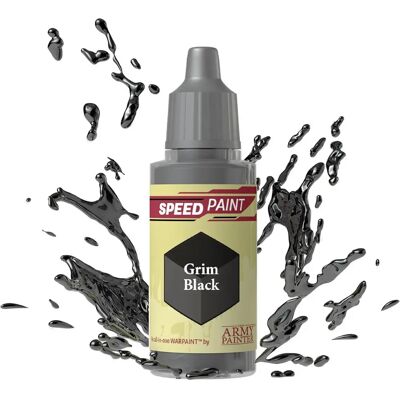 Peinture Acrylique Grim Black de The Army Painter - Peinture acrylique - Publicité Peinture Acrylique Grim Black de The Army Painter - Peinture acrylique - Publicité