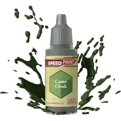 Peinture acrylique Camo Cloak - Speedpaint - Recouvrement en une couche - Publicité Peinture acrylique Camo Cloak - Speedpaint - Recouvrement en une couche - Publicité