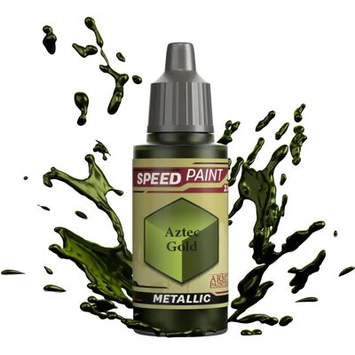 Army Painter High Qualitty & Advanced Resin Base Speedpaint 2.0 - Or Aztec - Peinture acrylique - Publicité Army Painter High Qualitty & Advanced Resin Base Speedpaint 2.0 - Or Aztec - Peinture acrylique - Publicité