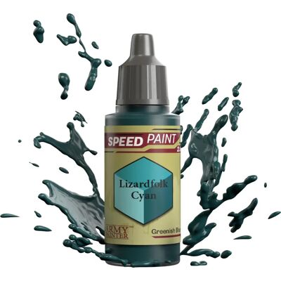 Army Painter LIZARDFOLK CYAN Speedpaint 2.0 - Cyan Vert Acyrlique - Publicité Army Painter LIZARDFOLK CYAN Speedpaint 2.0 - Cyan Vert Acyrlique - Publicité