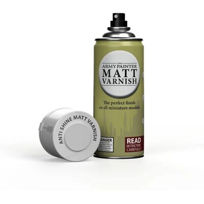 The Army Painter ArmyPainter Anti Shine Matt Varnish - Tinta spray - Verniz The Army Painter ArmyPainter Anti Shine Matt Varnish - Tinta spray - Verniz
