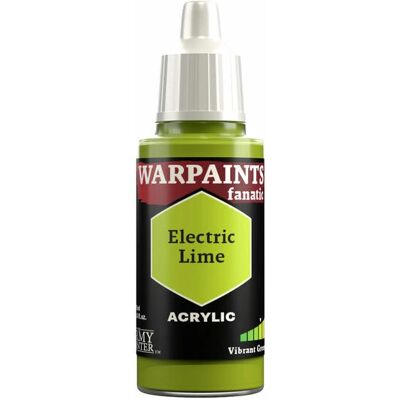 The Army Painter Warpaints Fanatic - Electric Lime - Acryl-Modellfarbe - LD-WP3058 The Army Painter Warpaints Fanatic - Electric Lime - Acryl-Modellfarbe - LD-WP3058